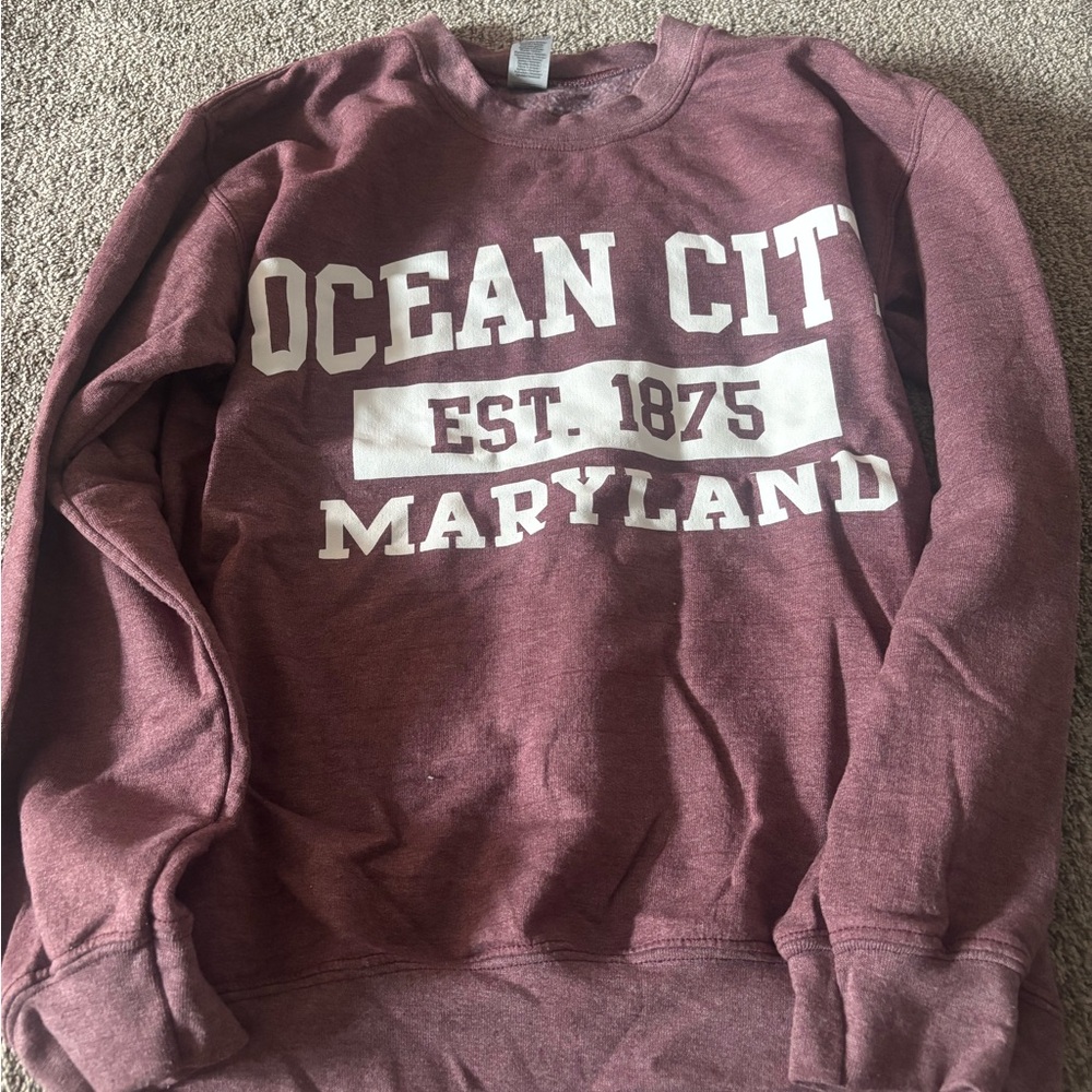 Gildan Maroon Crewneck Sweater